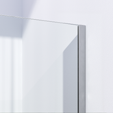 BRAUER Brushed Season Inloopdouche set 1 helder glas 100x200 met muurprofiel RVS-kleurig geborsteld GS-ISMP1H100200NG